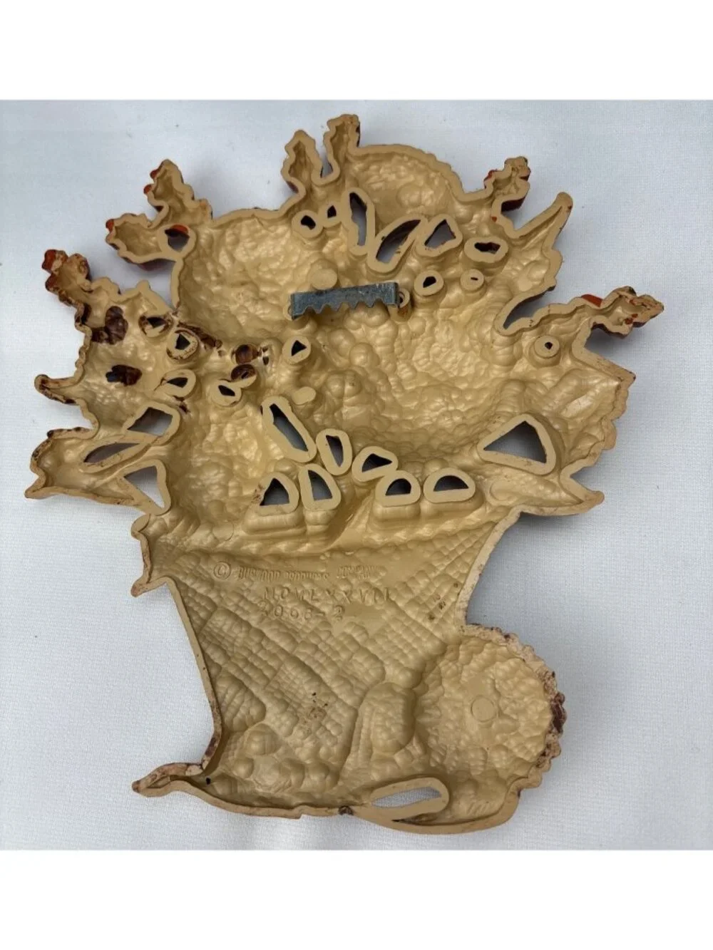 Burwood Basket of Flowers Wall Hanging 2006 - Yellow & Red Floral Decor